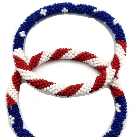 Beaded Bracelets For Women Nepal Beaded Bracelet Unisex Stacked Bracelets Seeds - Picture 1 of 10